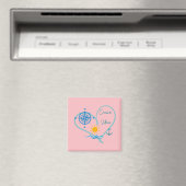 Pink Cruise Vibes Door Magnet (In Situ (Geschirrspüler))