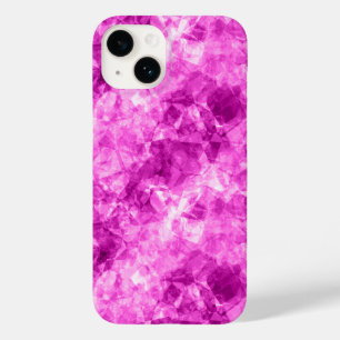Pink Crumpled Textur Case-Mate iPhone 14 Hülle