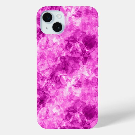 Pink Crumpled Textur Case-Mate iPhone Hülle (Rückseite)