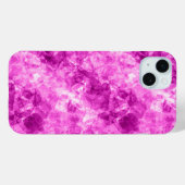 Pink Crumpled Textur Case-Mate iPhone Hülle (Rückseite (Horizontal))