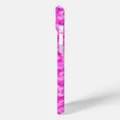 Pink Crumpled Textur Case-Mate iPhone Hülle (Rückseite / Links)