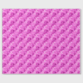 Pink Crumpled Textur Geschenkpapier (Flach)