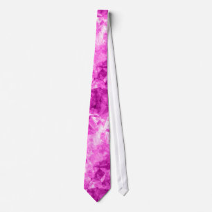 Pink Crumpled Textur Krawatte