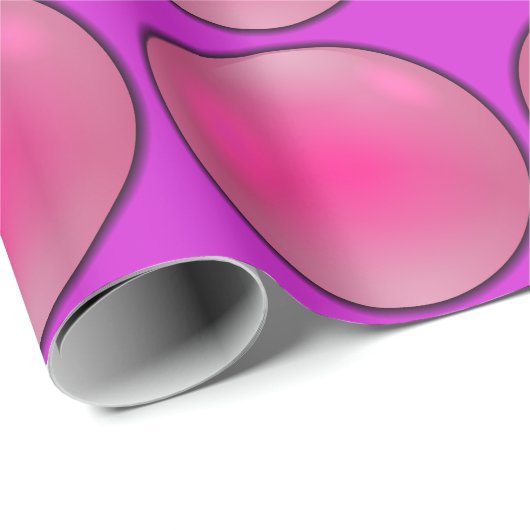 Pink Crystal Ball Geschenkpapier (Rolleneckpunkt)