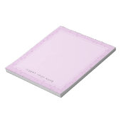 Pink Crystal Confetti Notepad 5.5" x 6" Notizblock (Rotiert)