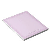 Pink Crystal Confetti Notepad 5.5" x 6" Notizblock (angewinkelt)