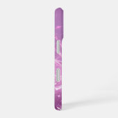 Pink Crystal Explosion Phone Case iPhone 16 Hülle (Rechte Seite)