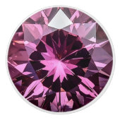 Pink Crystal Spinel Muster Keramikknauf (Vorderseite)