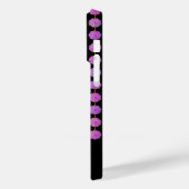 Pink Crystal Strings Monogram Phone Case (Rückseite / Links)