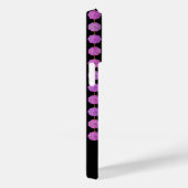 Pink Crystal Strings Monogram Phone Case (Rückseite / Rechts)