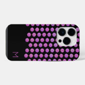 Pink Crystal Strings Monogram Phone Case iPhone Hülle (Rückseite (Horizontal))