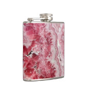 Pink Crystals Geode Flachmann (Rechts)