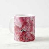 Pink Crystals Geode Kaffeetasse (Vorderseite Links)