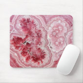 Pink Crystals Geode Mousepad (Mit Mouse)
