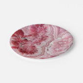 Pink Crystals Geode Pappteller (Schrägansicht)