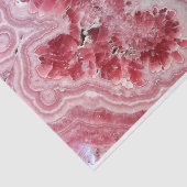 Pink Crystals Geode Seidenpapier (Ausschnitt)