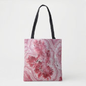 Pink Crystals Geode Tasche (Vorderseite)