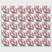 Pink Cup Cups Geschenkpapier (Flach)