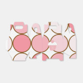 Pink Cupcake and Dots Geschenkschachtel (Ungefaltet)