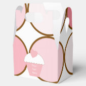 Pink Cupcake and Dots Geschenkschachtel (Geöffnet)