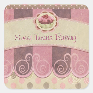 Pink Cupcake Aufkleber