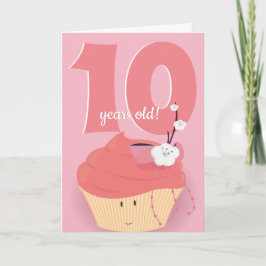 Pink Cupcake Birthday | Geburtskarte Karte