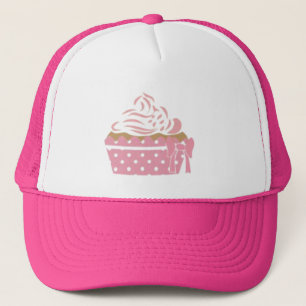 Pink Cupcake Birthday Truckerkappe