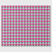 PINK CUPCAKE BIRTHDAY WRAPPING PAPIER GESCHENKPAPIER (Flach)