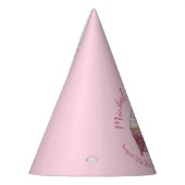 Pink Cupcake Bow Sprinkles Wedding Brautparty Partyhütchen (Links)