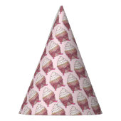 Pink Cupcake Bow Sprinkles Wedding Brautparty Partyhütchen (Links)