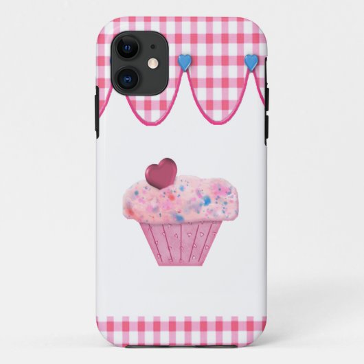 Pink Cupcake Case-Mate iPhone Hülle (Rückseite)