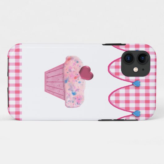 Pink Cupcake Case-Mate iPhone Hülle (Rückseite (Horizontal))