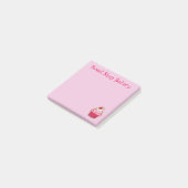 Pink Cupcake Dessert Post-it® Notes Post-it Klebezettel (angewinkelt)