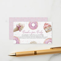 Pink Cupcake & Donut Babydusche Buchungsanfrage