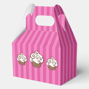 Pink Cupcake Gastgeschenk Geschenkboxen Geschenkschachtel