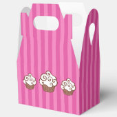 Pink Cupcake Gastgeschenk Geschenkboxen Geschenkschachtel (Offen)