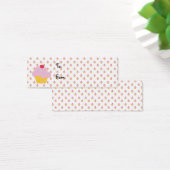 Pink Cupcake Geburtstagsgeschenke Tags (Schreibtisch)