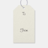 Pink Cupcake Generic All Purpose-Geschenk-Tag Geschenkanhänger (Rückseite)