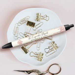 Pink Cupcake Glitzer Tropfen Konditorei Koch Bäcke Kugelschreiber