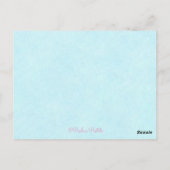Pink Cupcake~Good Gift Scripte Postkarte (Rückseite)