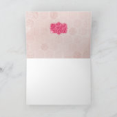 Pink Cupcake Happy Birthday Karte (Innenseite)