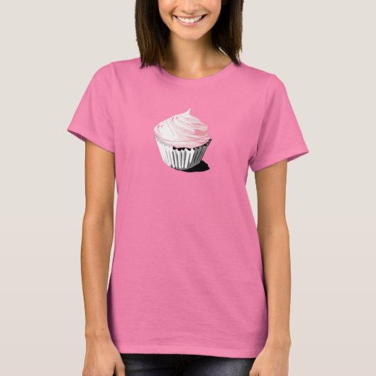 Pink cupcake-Hemd T-Shirt (Vorderseite)