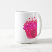 Pink Cupcake House Kaffeetasse (VorderseiteRechts)