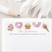 Pink Cupcake Ice Creme & Donut (Insitu)