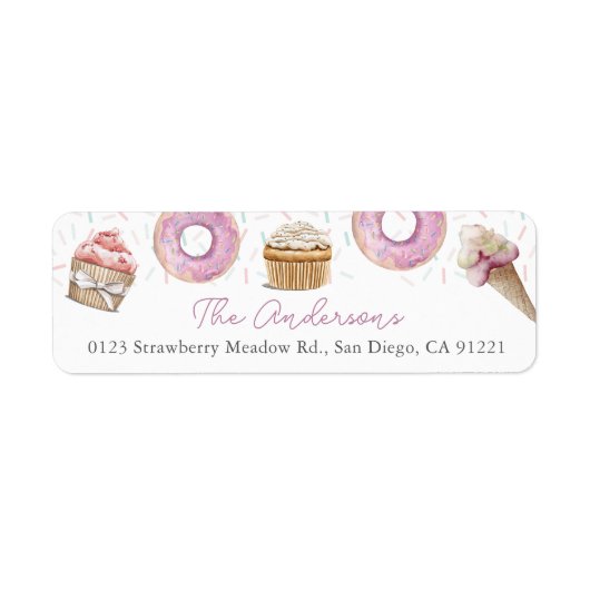 Pink Cupcake Ice Creme & Donut (Vorne)