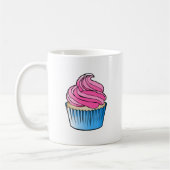 Pink Cupcake Kaffeetasse (Links)