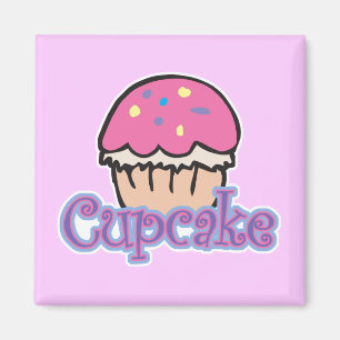 Pink Cupcake Magnet