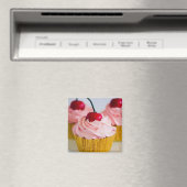 Pink Cupcake Magnet (In Situ (Geschirrspüler))