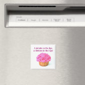 Pink Cupcake Magnet (In Situ (Geschirrspüler))