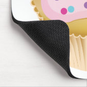 Pink Cupcake Mousepad (Ecke)